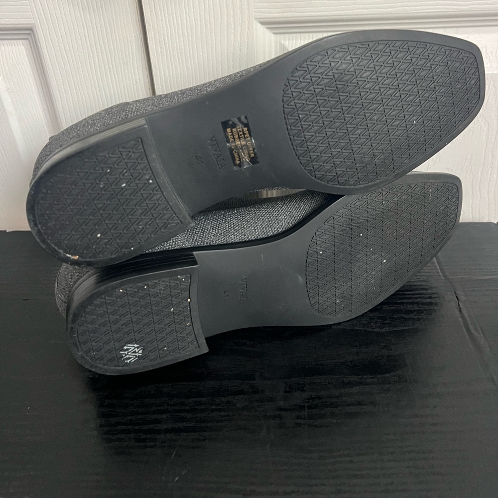 Vivaia Ryan Slip-On Square-Toe Ankle Chelsea Boots US 10 EU 41 Gray Everyday - Picture 8 of 13